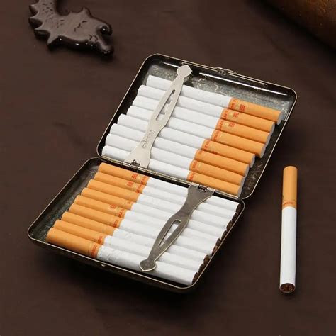 metal cigarette box|stainless steel cigarette case.